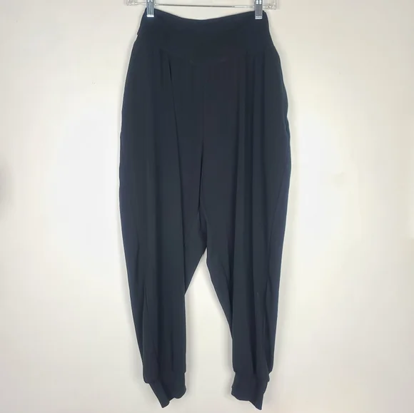 Halara Breezeful Black Crossover High Waisted Quick Dry Yoga Joggers XL - Picture 6 of 15